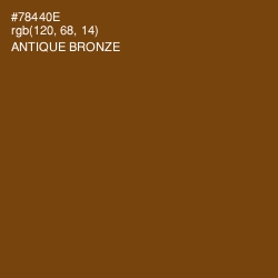 #78440E - Antique Bronze Color Image